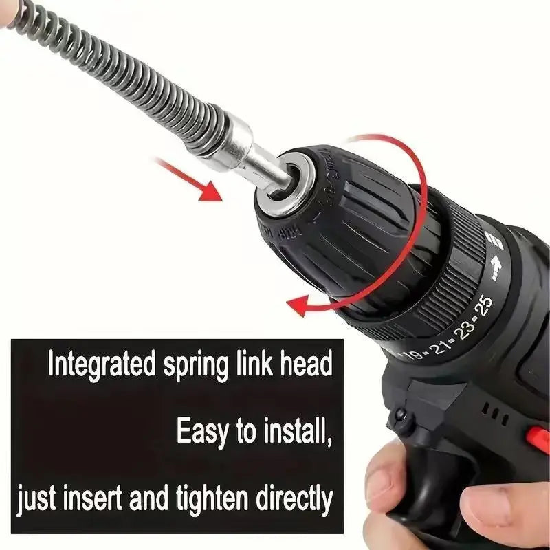 Electric Pipe Drain Dredging Device without Machine, 1 Count Toilet Clog Dredging Tool