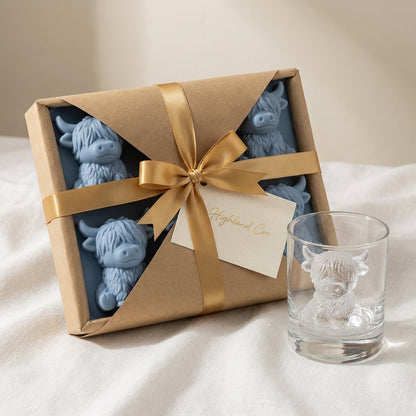 Mini Highland Cow/Rabbit Ice Cube Mold – Cute 3D Ice for Drinks, Parties & Gifts