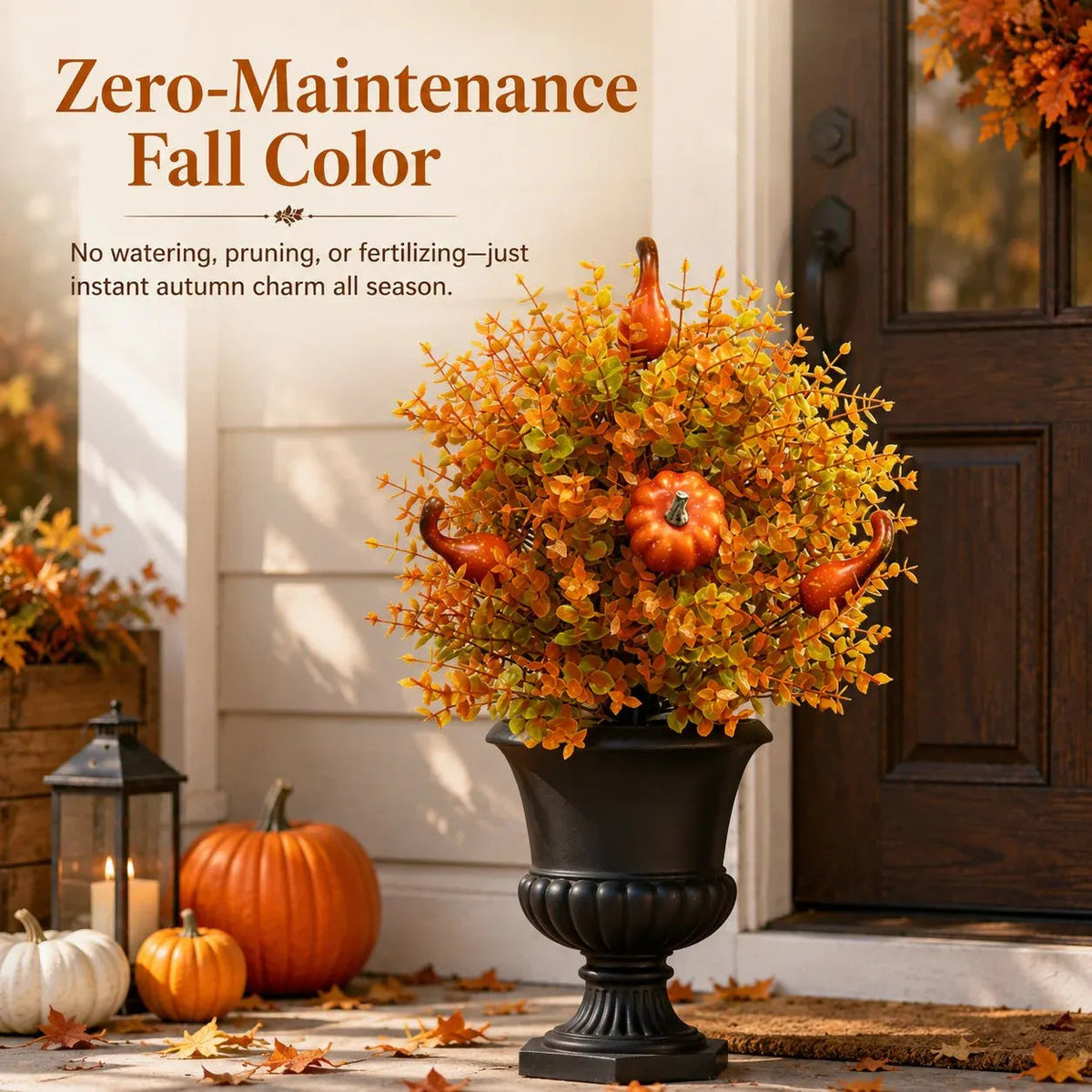 LAST DAY 49% OFF Artificial Fall Pumpkin Tree Stakes