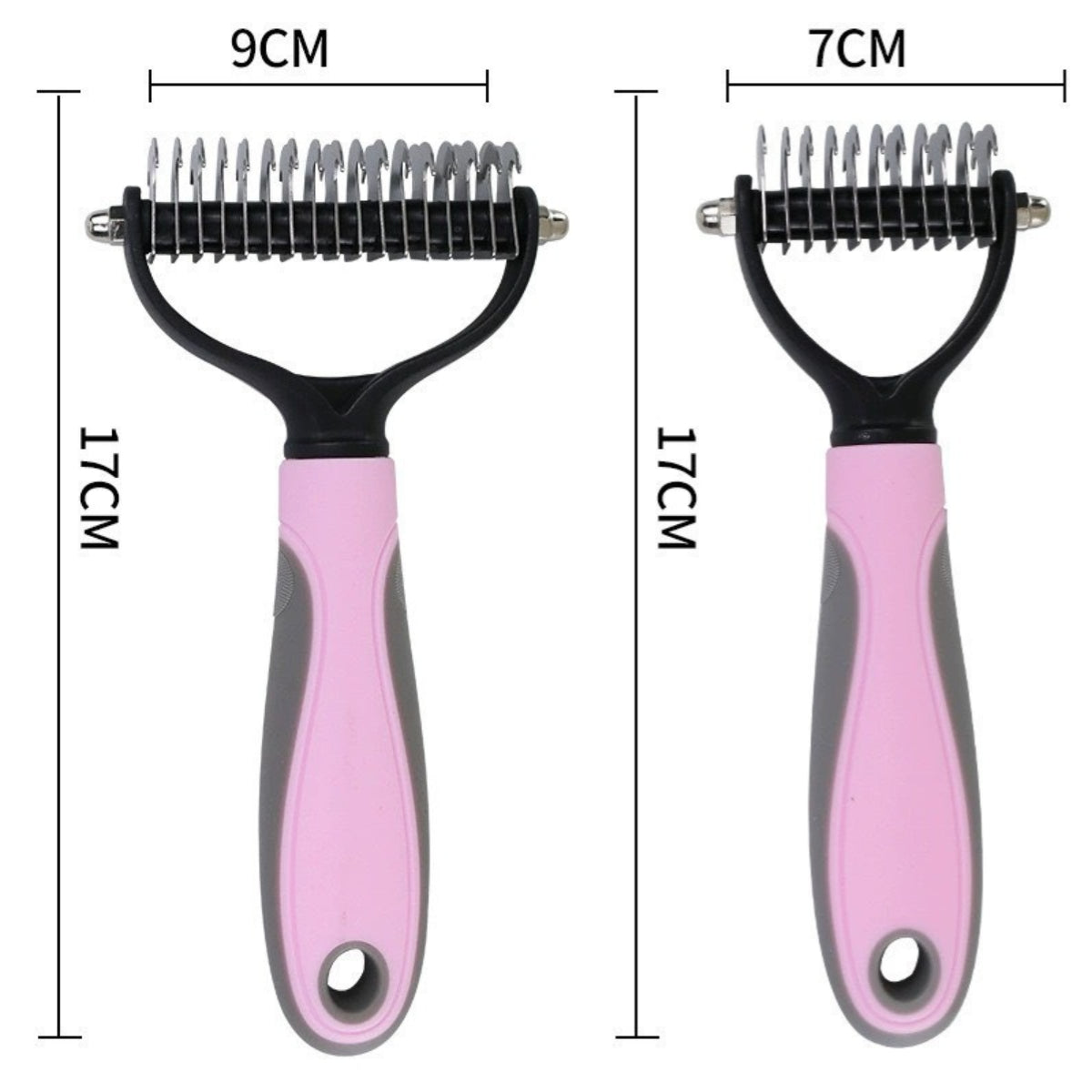 Double-Sided Pet Grooming Brush – Dog & Cat Hair Remover & Styling Comb