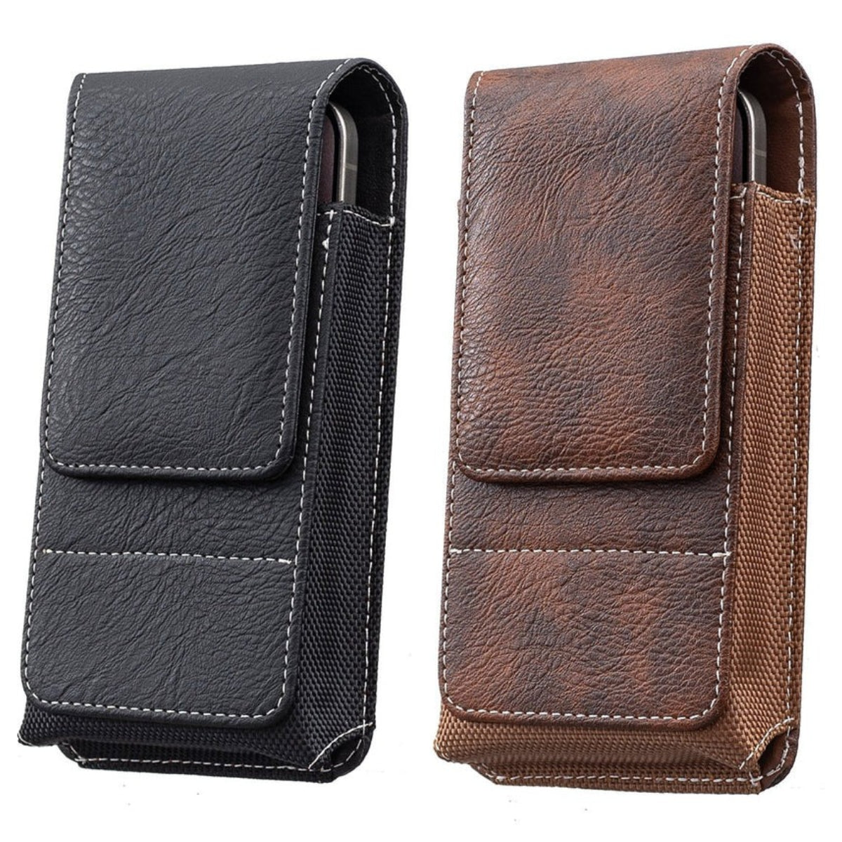 Big Discount | Waist Belt Cell Phone Pouch Multi-Pocket Leather Card Holder