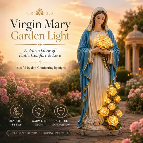 Virgin Mary Garden Light