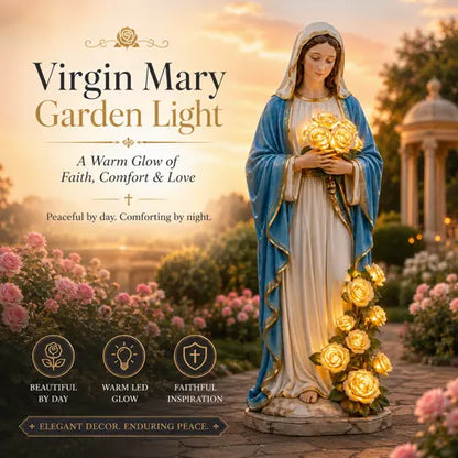 Virgin Mary Garden Light