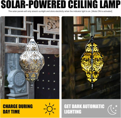 Baroque Style Solar Garden Lantern