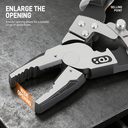 Self-Locking Ratchet Pliers — Lock, Hold & Work Without Constant Squeezing