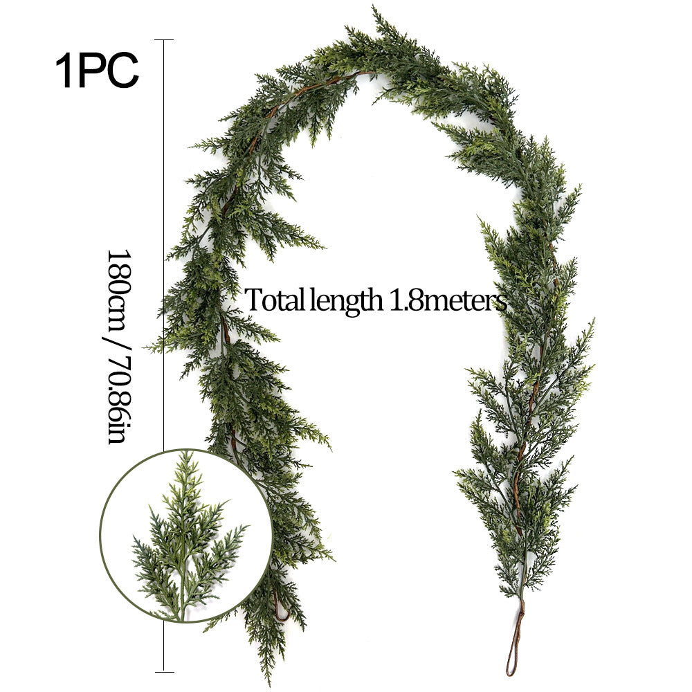 2025 Super Value Se6 FT Artificial Cedar Garlands –Realistic Touch Winter Greenery