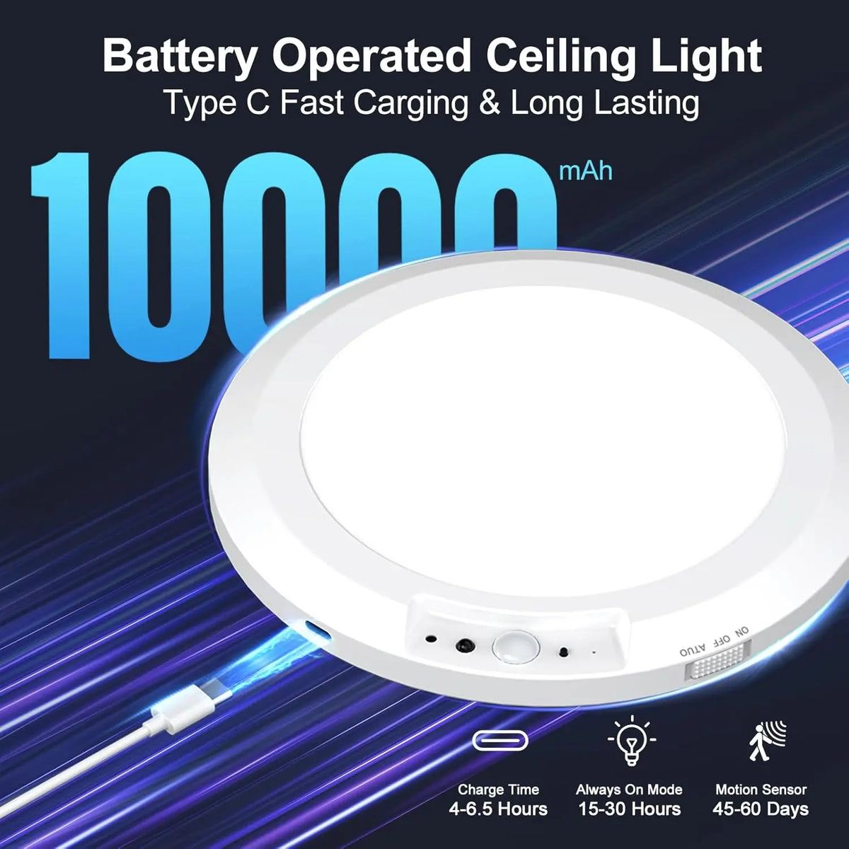 Magnetic Wireless Ceiling Light