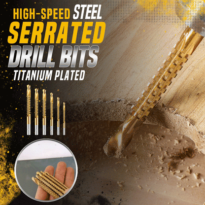 High-Speed Steel Drill Bit Set Titanium-Coated & Multi-Material Ready