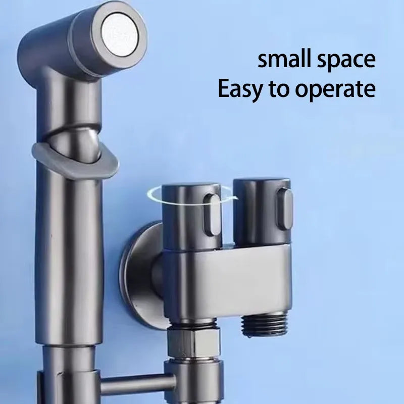 Last Day 50% OFF 1-In-2-Handheld Out Dual Control Valve Bidet Sprayer for Toilet