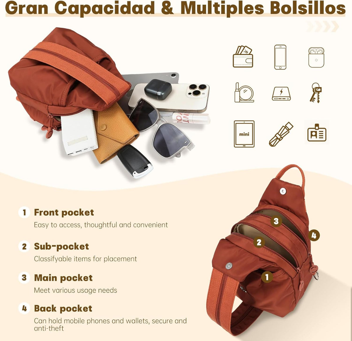 2026 Premium Anti-Theft 3-in-1 Tote — Smart Hidden Pockets, Convertible Straps & Waterproof