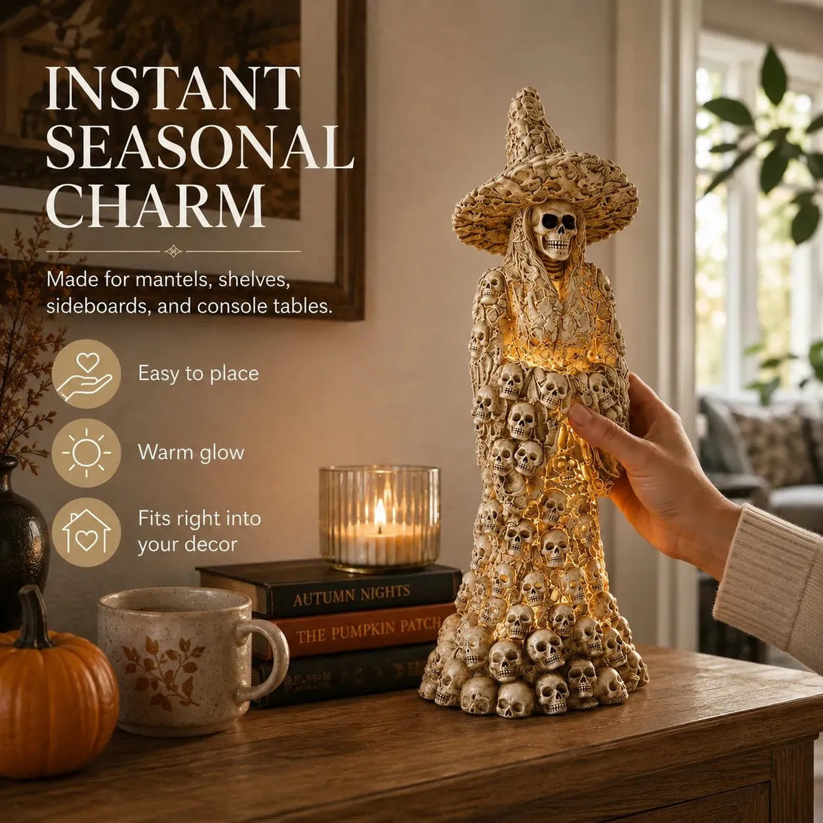 Flash Sale 50% OFF-Skeleton Witch Ornament(BUY 2 FREE SHIPPING)