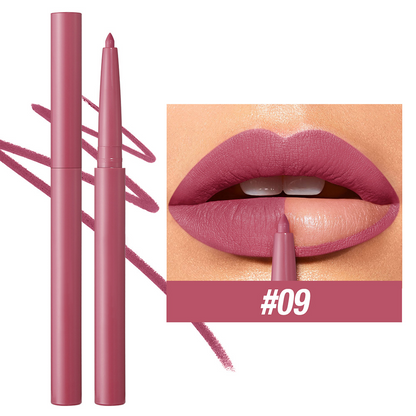 12-Color Matte Lip Liner Set- Define Your Lips with Confidence