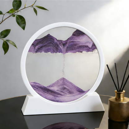 A Masterpiece in Motion: Elegant Sand Art Decor