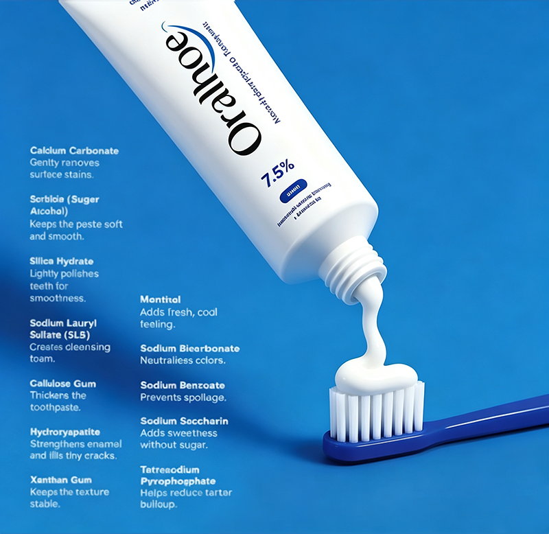 Nano Hydroxyapatite Toothpast-Whitening & Soothe Sensitive Teeth