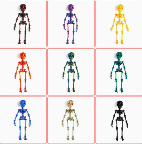 Haunted Skeleton Magnetic Figure for Halloween