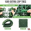 DIY 25"x25" Milan Grass Artificial Plant Wall Panel – Lush Green Decor