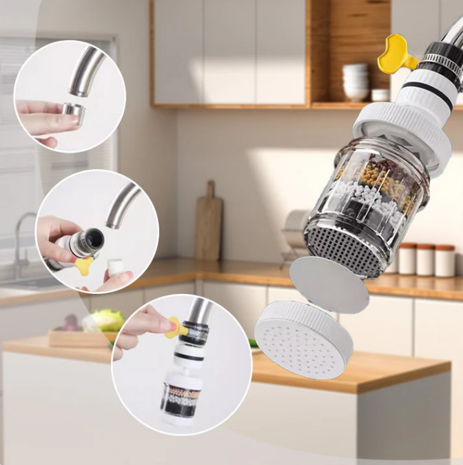 360° Rotating Faucet Filters-Enhance Your Tap Water QualityBuy 3 Get 1 Free