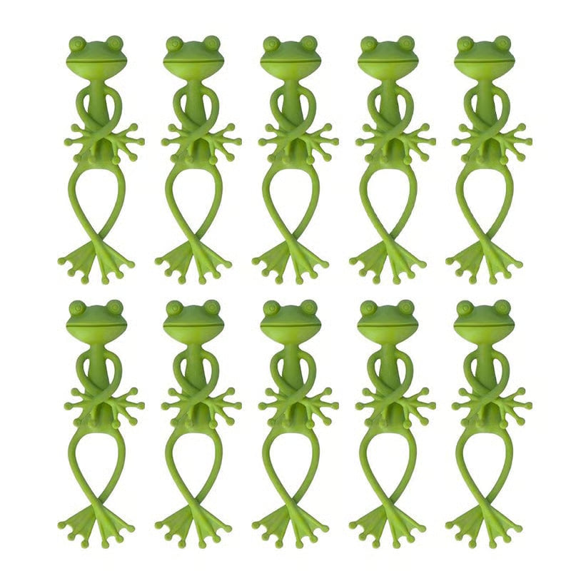 Multifunctional Bendable Frog Plant Clips