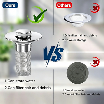 Bathroom Sink Drain Strainer, Pop Up Sink Drain Strain, Bathroom Sink Stopper