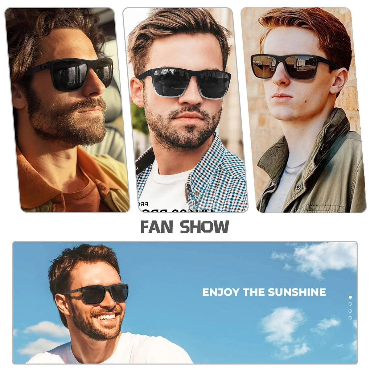 Unisex Polarized Sunglasses – Outdoor Glasses for Driving & Sports