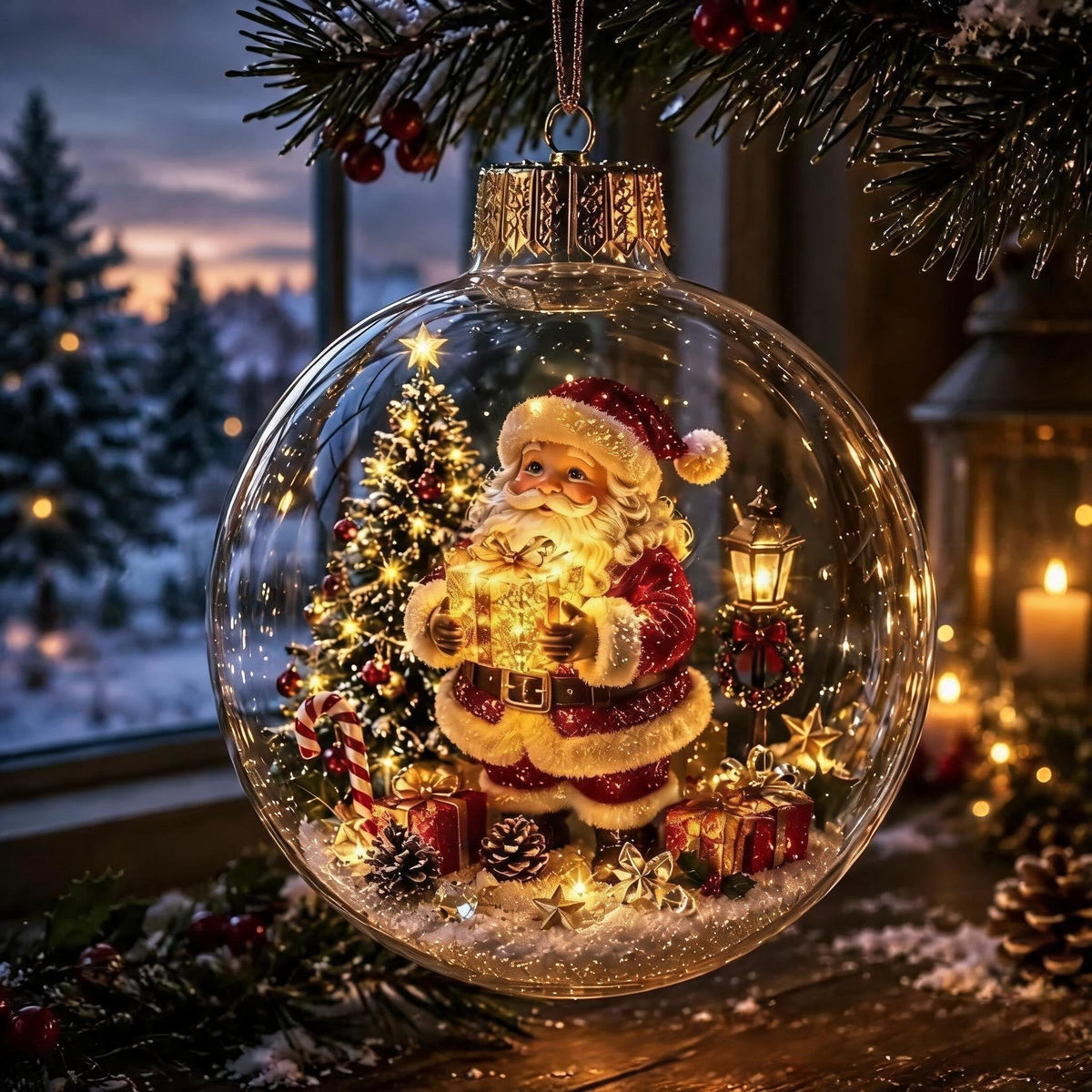 HOT SALE 50% OFF - Glowing Christmas Diorama Ornament