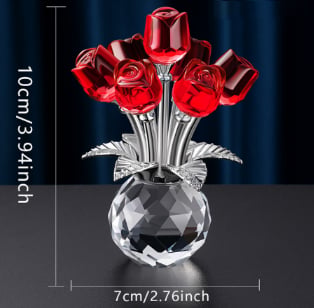 Eternal Colorful Rose Ornament – A timeless symbol of love and elegance