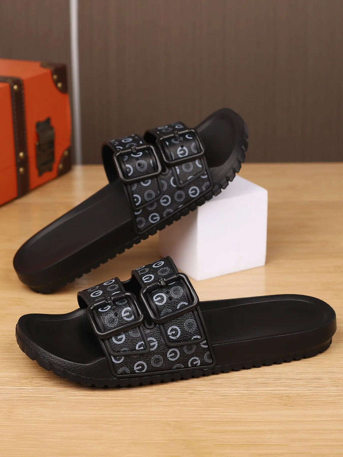 Unisex Floral Slides – Lightweight