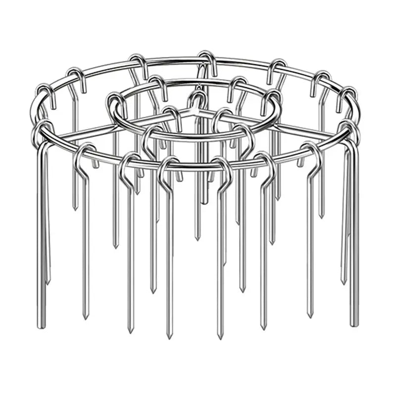 Air Fryer Skewer Rack, Round Grill with Stainless Steel