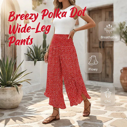 Women's Flowy High Waist Wide-Leg Pants – Slimming, Comfy & Chic