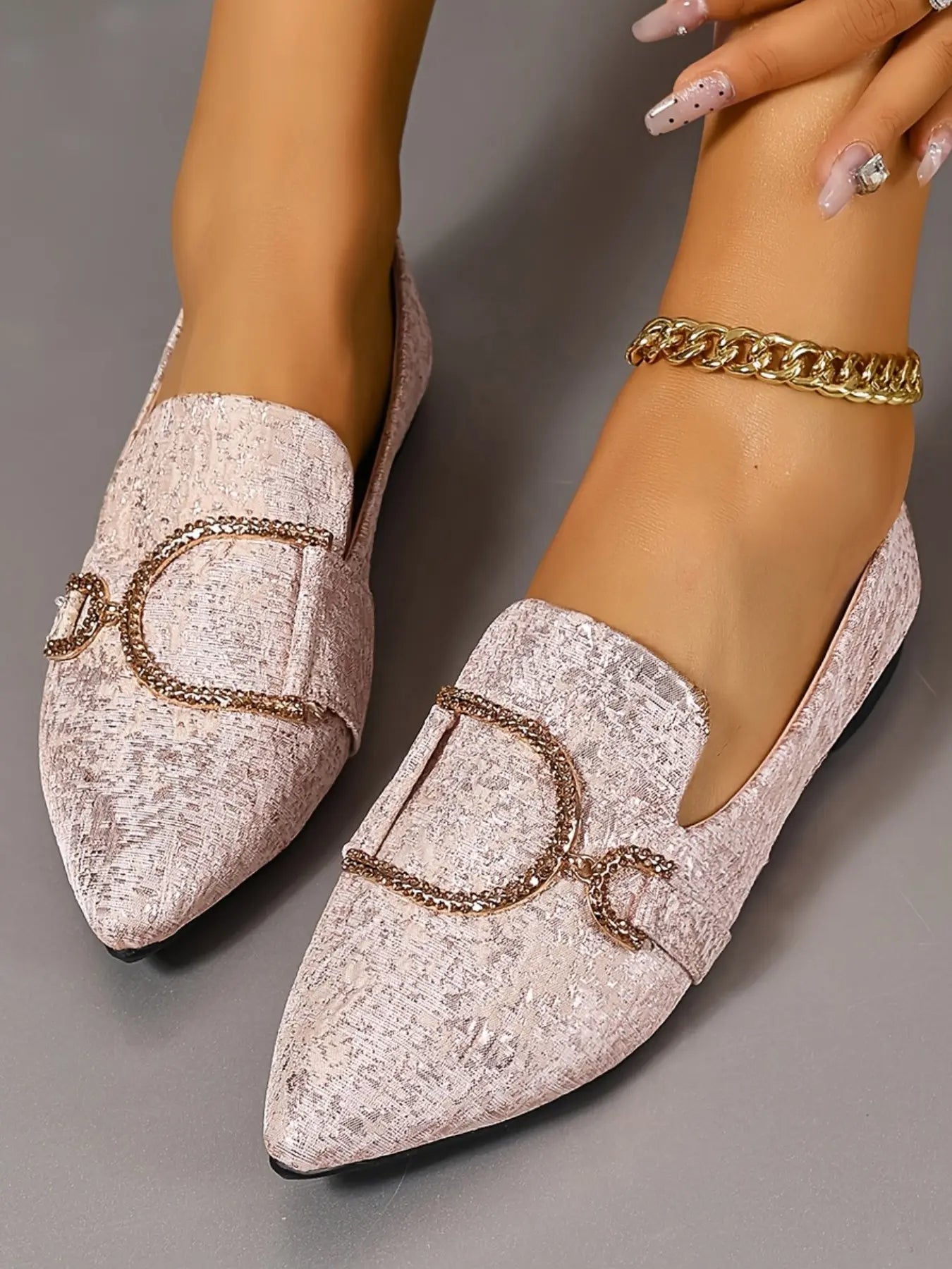 Women's Embroidered Flats – Breathable