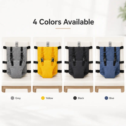 Portable Baby Seat Harness for Dining Chairs, Foldable Toddler Safety Seat with Adjustable Shoulder Straps