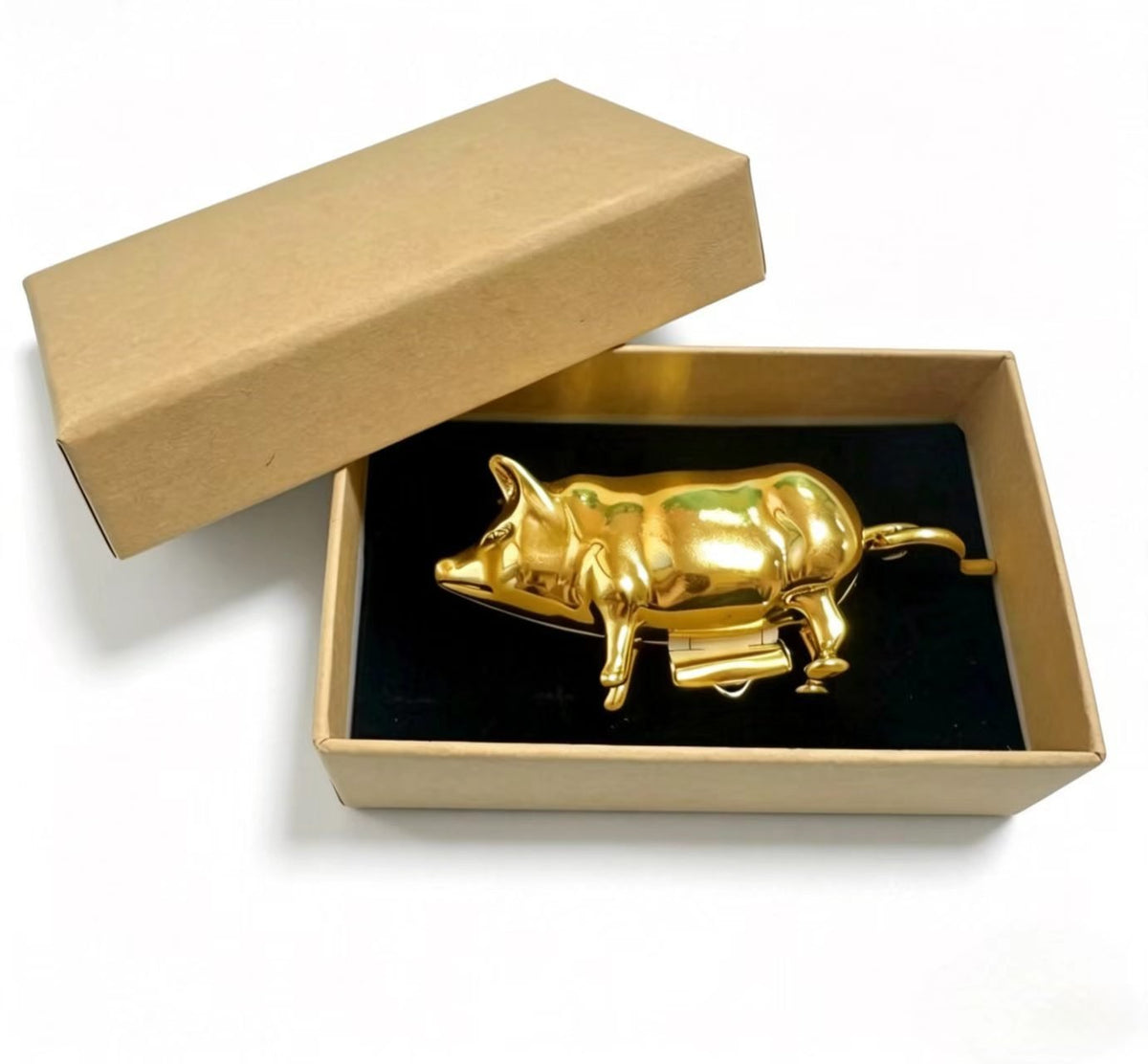 Antique-Inspired Pig Mini Tape Measure