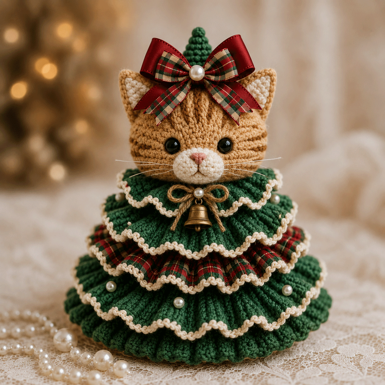 Last Day 49% OFF - Crochet Animal Christmas Tree DIY Kit