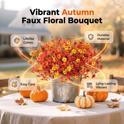 Last Day 50% OFF - UV-Resistant Artificial Daisy Flowers for Fall Decor Halloween