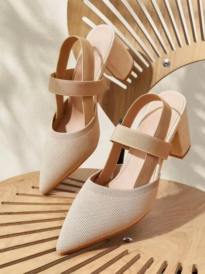 Women's Rubber Shoes – Pointed Toe, Wedge