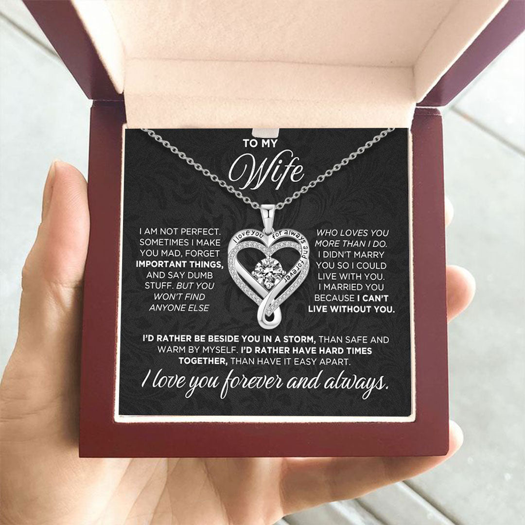 For Love - I Love You For Always & Forever Necklace