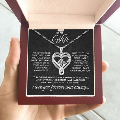 For Love - I Love You For Always & Forever Necklace