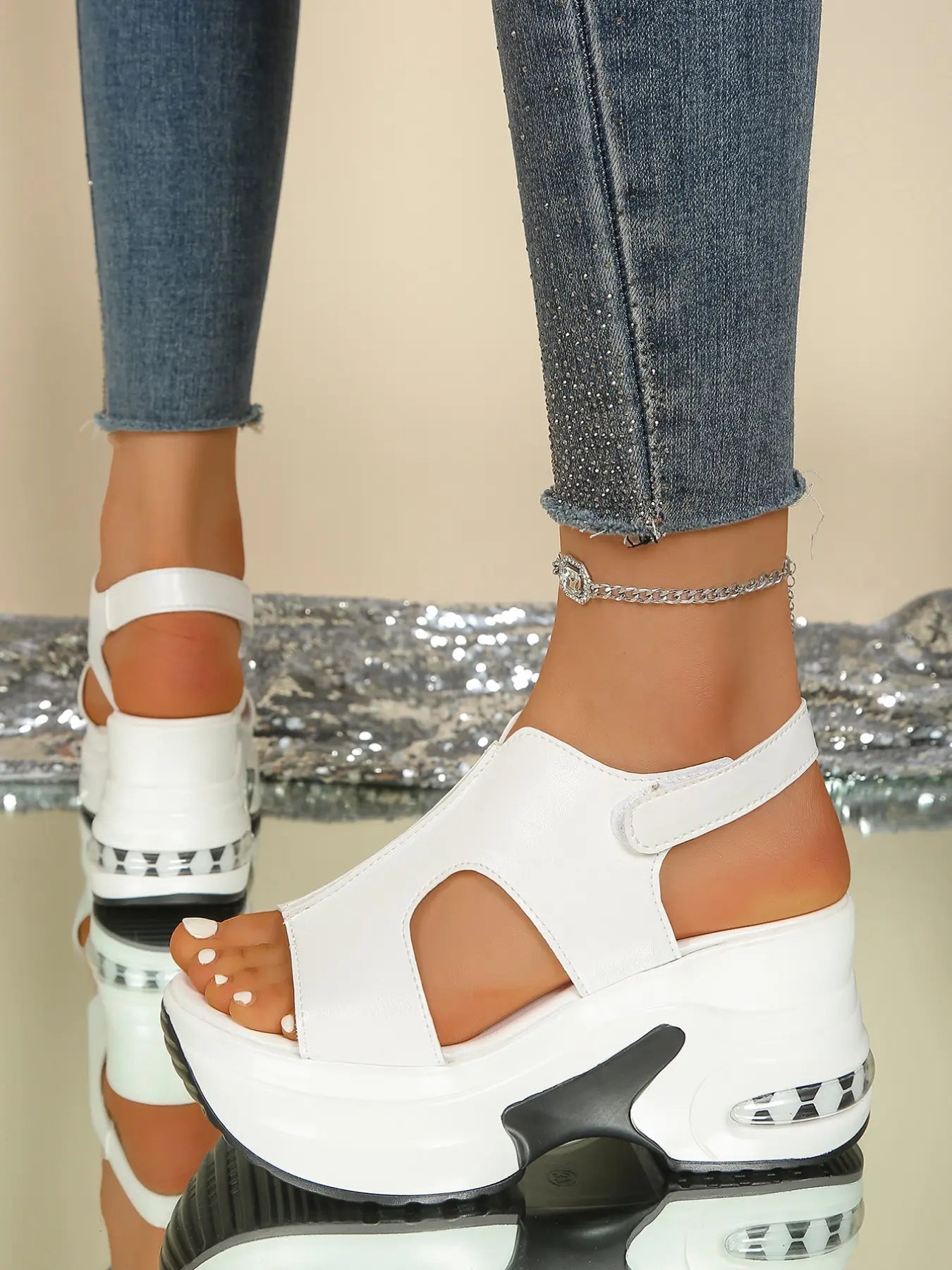 Women's Wedge Sandals – Chunky Sole