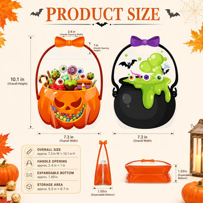 Last Day 50% OFF - Halloween Plastic Goodie Bags