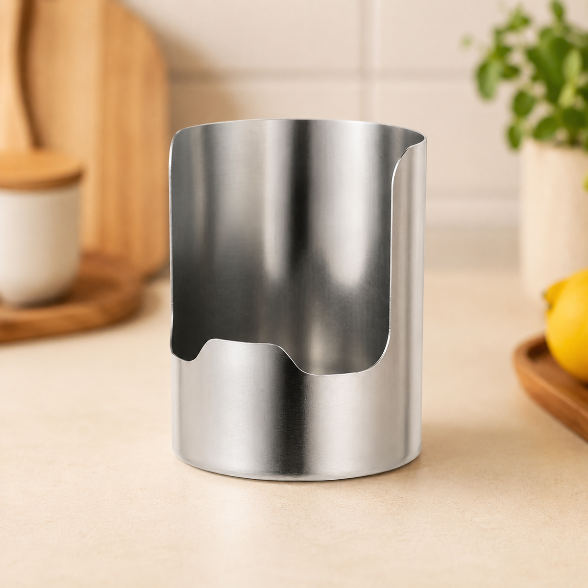 Stainless Steel Utensil & Lid Organizer