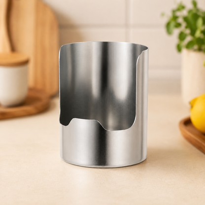 Stainless Steel Utensil & Lid Organizer