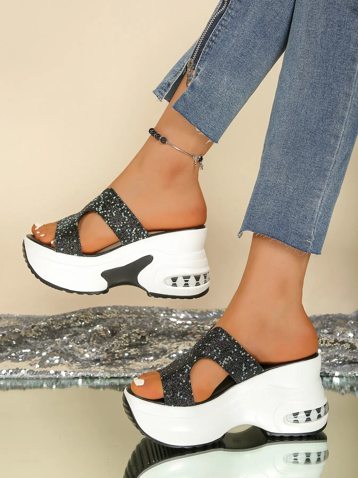 Women's Wedge Sandals – Chunky Sole