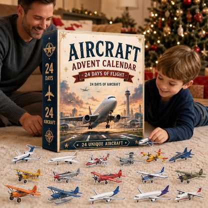 Letzter Tag: 60 % Rabatt – Flugzeug-Adventskalender 2026 | 24 Tage voller Flugspaß mit 24 einzigartigen Miniaturflugzeugen, Jets und Sammlerstücken aus der Luftfahrt