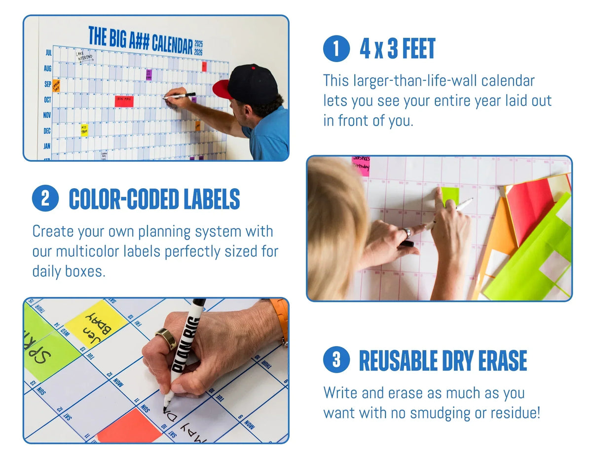 The Big Bright Calendar Kit 2026
