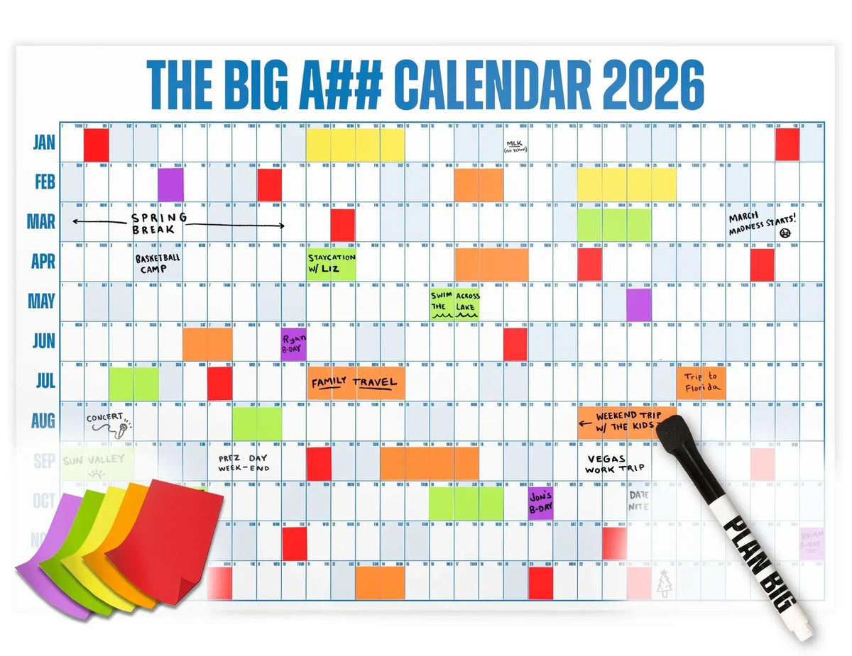 The Big Bright Calendar Kit 2026