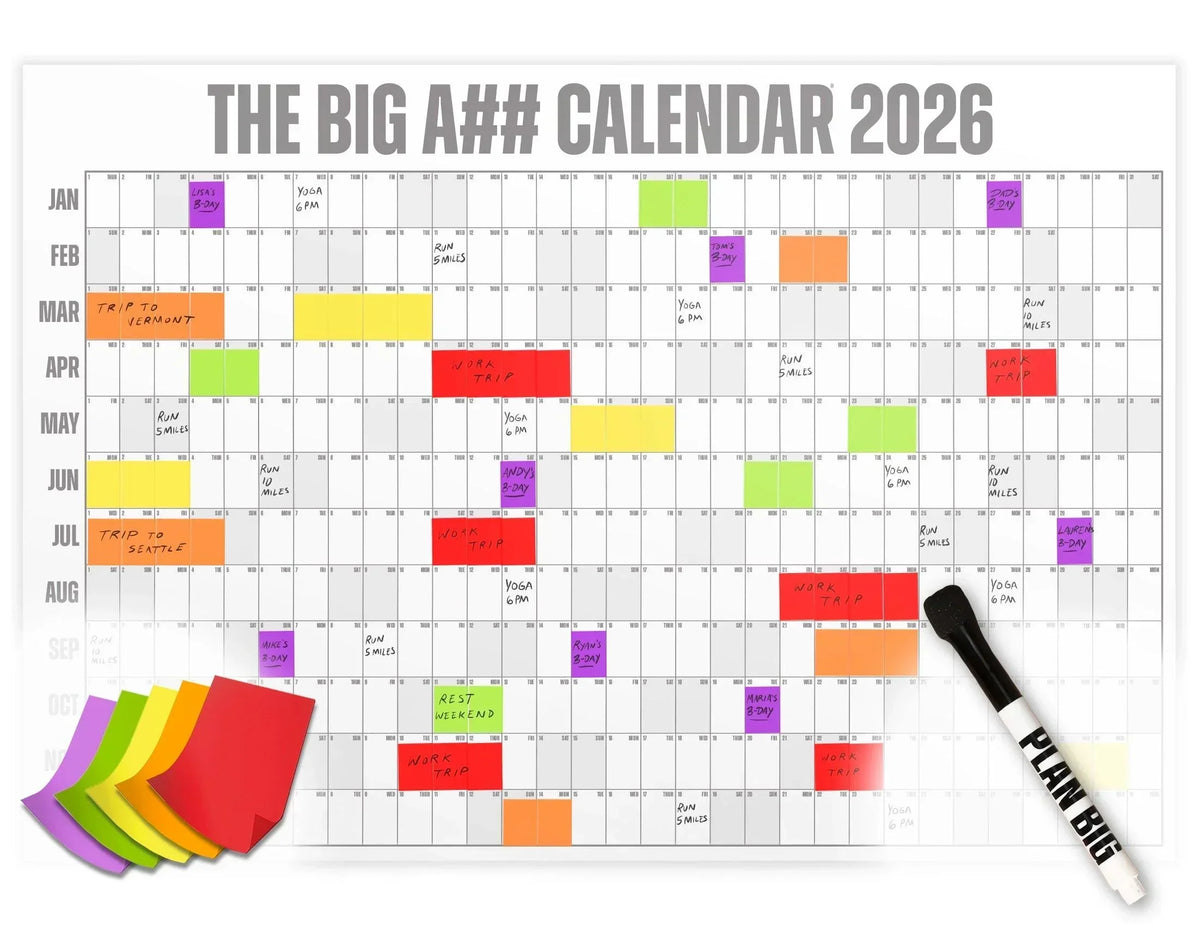 The Big Bright Calendar Kit 2026