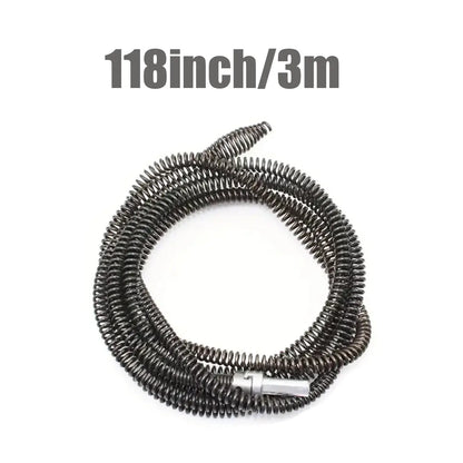 Electric Pipe Drain Dredging Device without Machine, 1 Count Toilet Clog Dredging Tool