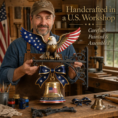 Ring in the Semiquincentennial: 1776-2026 "Spirit of Liberty" Eagle Bell