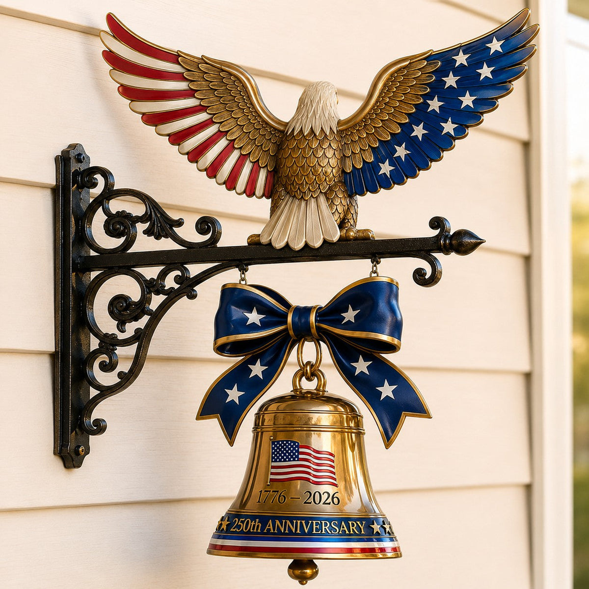 Ring in the Semiquincentennial: 1776-2026 "Spirit of Liberty" Eagle Bell