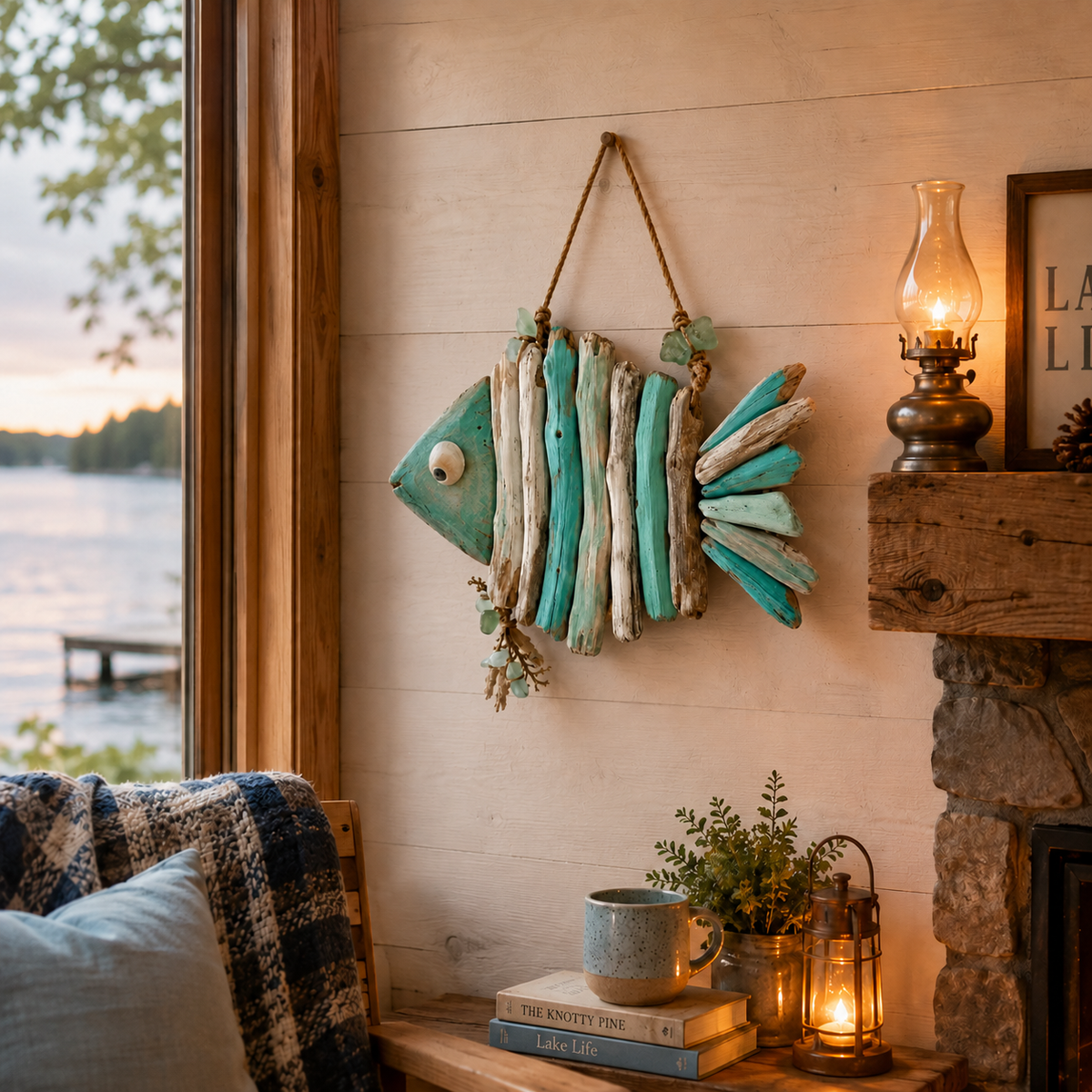 Lighted Coastal Fish Wall Decor – Bring Ocean Charm & Warm Glow to Your Home
